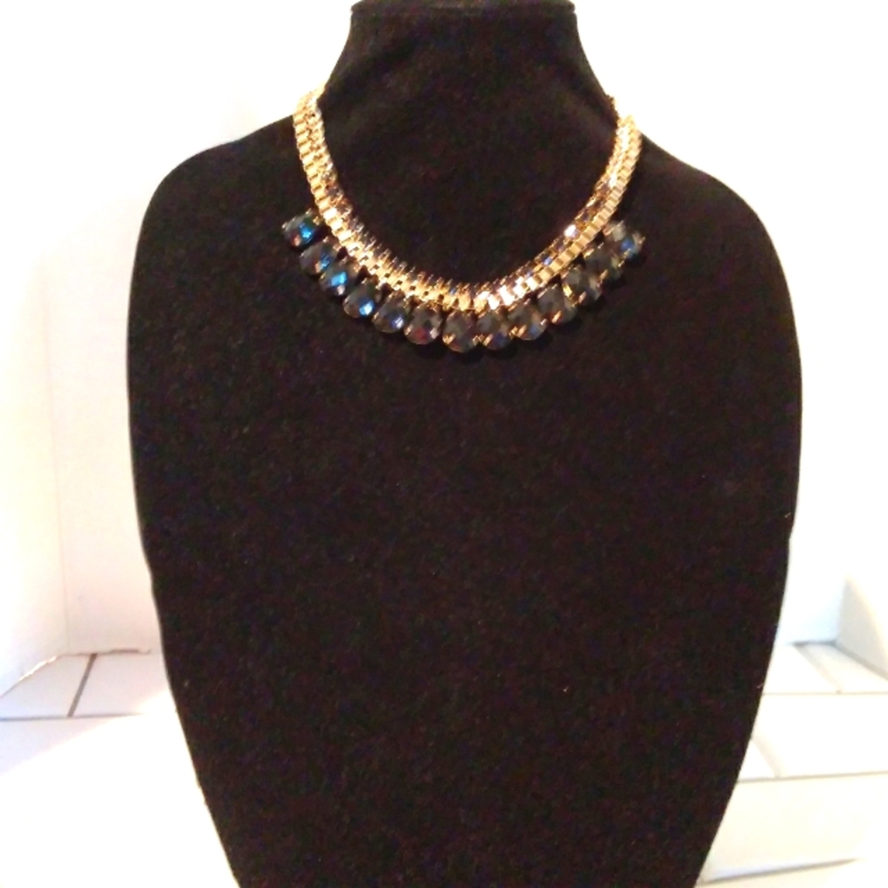 Glam Collar Chain Choker Necklace